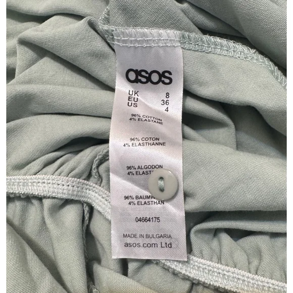 NEW ASOS Romper Size S Green with Pom Poms - Picture 8 of 8